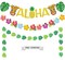 Hawaiian Aloha Party Banner Decorations, Pre-Strung Luau Banner Sign, NO-DIY Aloha Banner for Tropical Hawaiian Luau Tiki Summer Aloha Party Beach Pool Birthday Supplies Decorations